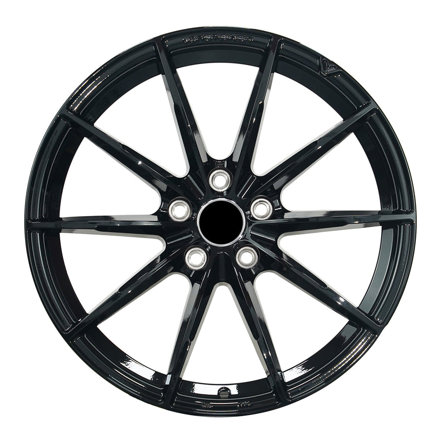 WWC 515 Three-Spoke Flow-Form Wheel Black
