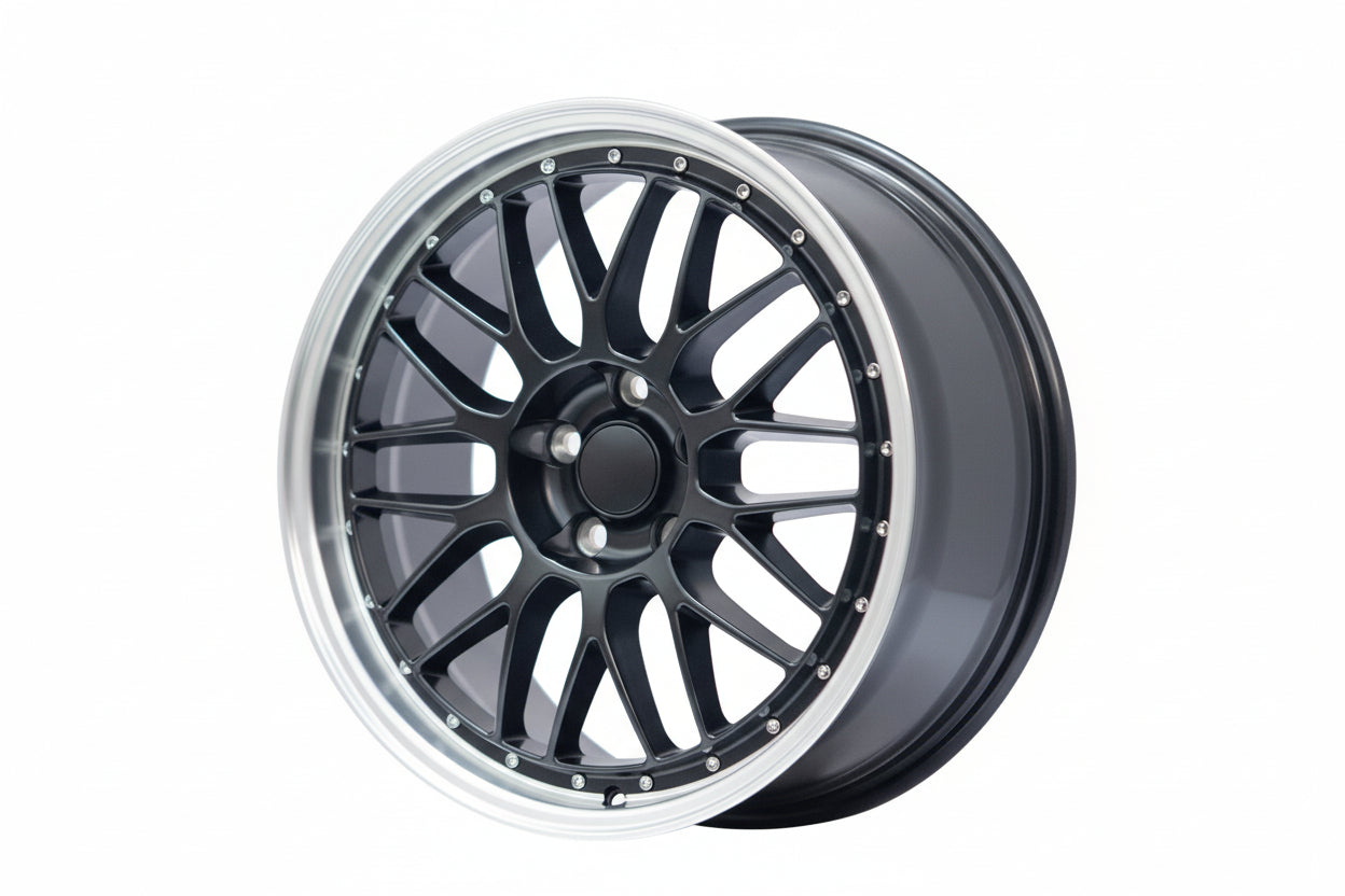 WWC 506 LeMans Split-Spoke Flow-Form Wheel Black Machine Lip