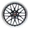 WWC 506 LeMans Split-Spoke Flow-Form Wheel Black Machine Lip