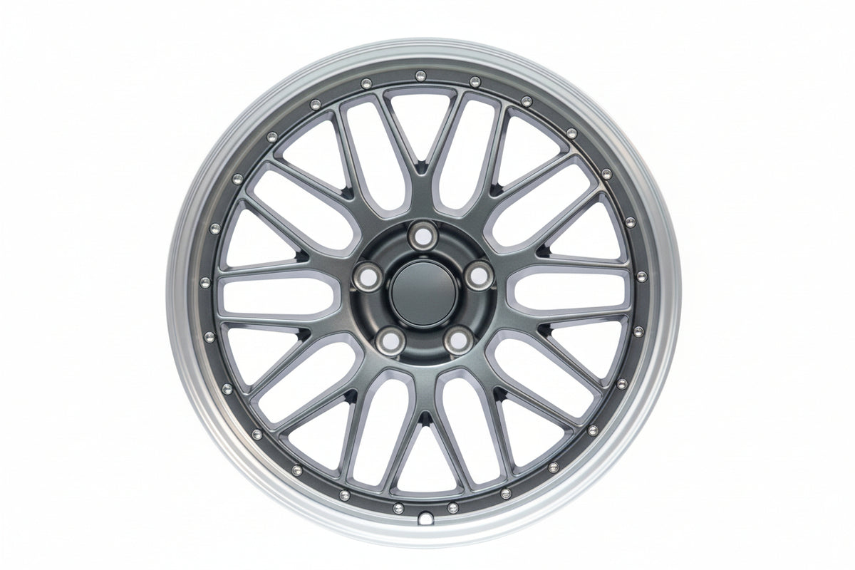 WWC 506 LeMans Split-Spoke Flow-Form Wheel Hyper Black Machine Lip, photo 2