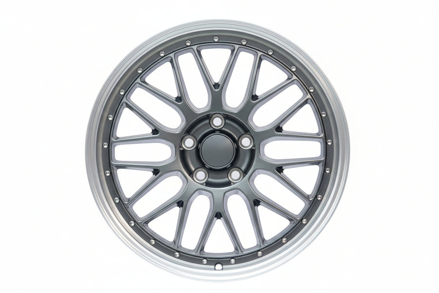 WWC 506 LeMans Split-Spoke Flow-Form Wheel Hyper Black Machine Lip