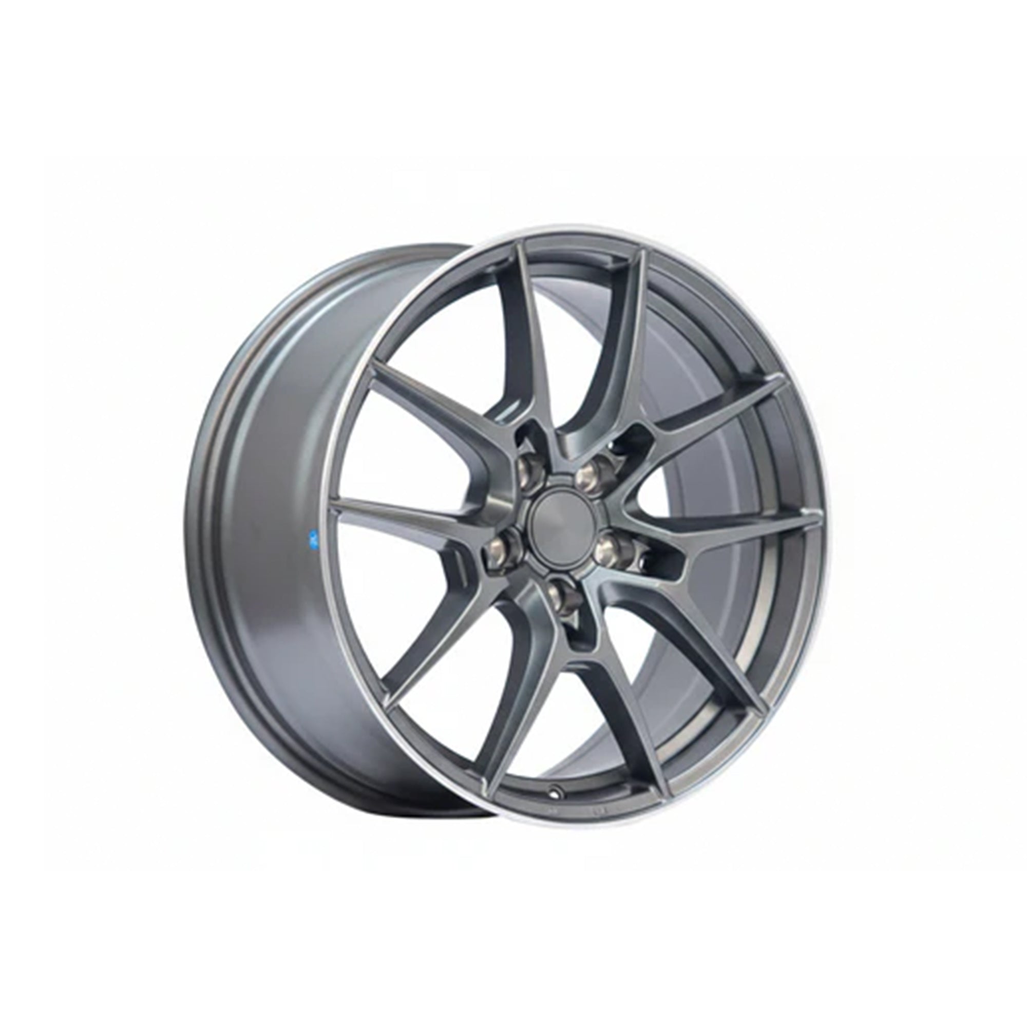 WWC G-Series Flow-Form Wheel Hyper Black Silver Finish