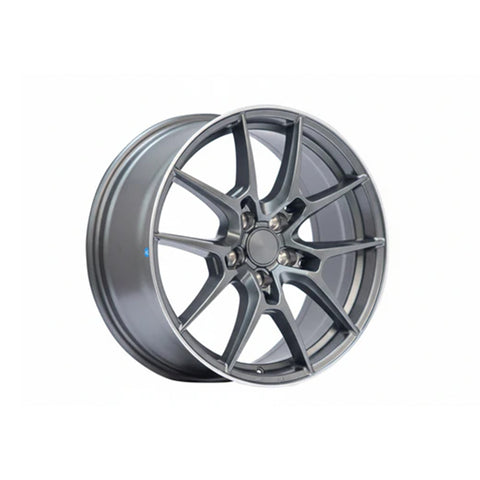 WWC G-Series Flow-Form Wheel Hyper Black Silver Finish