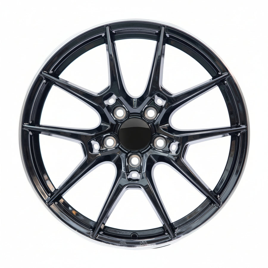 WWC G-Series Flow-Form Wheel Matt Black Machined Lip