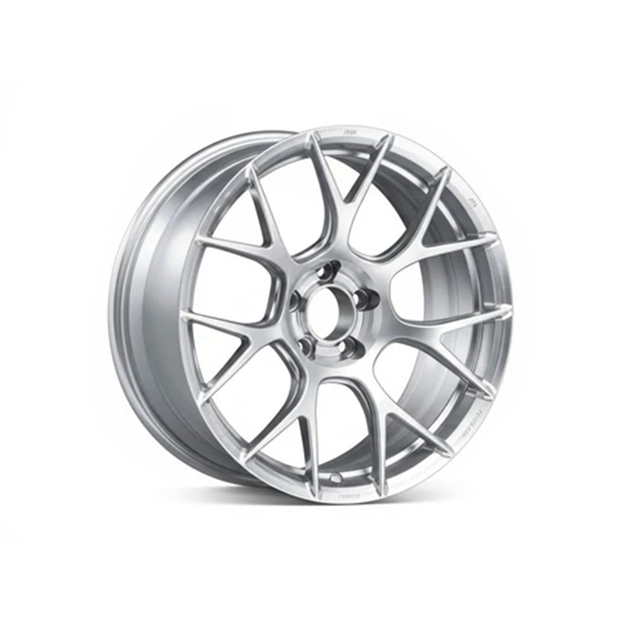 WWC RV7 Seven-Cross-Spoke Flow-Form Wheel Silver
