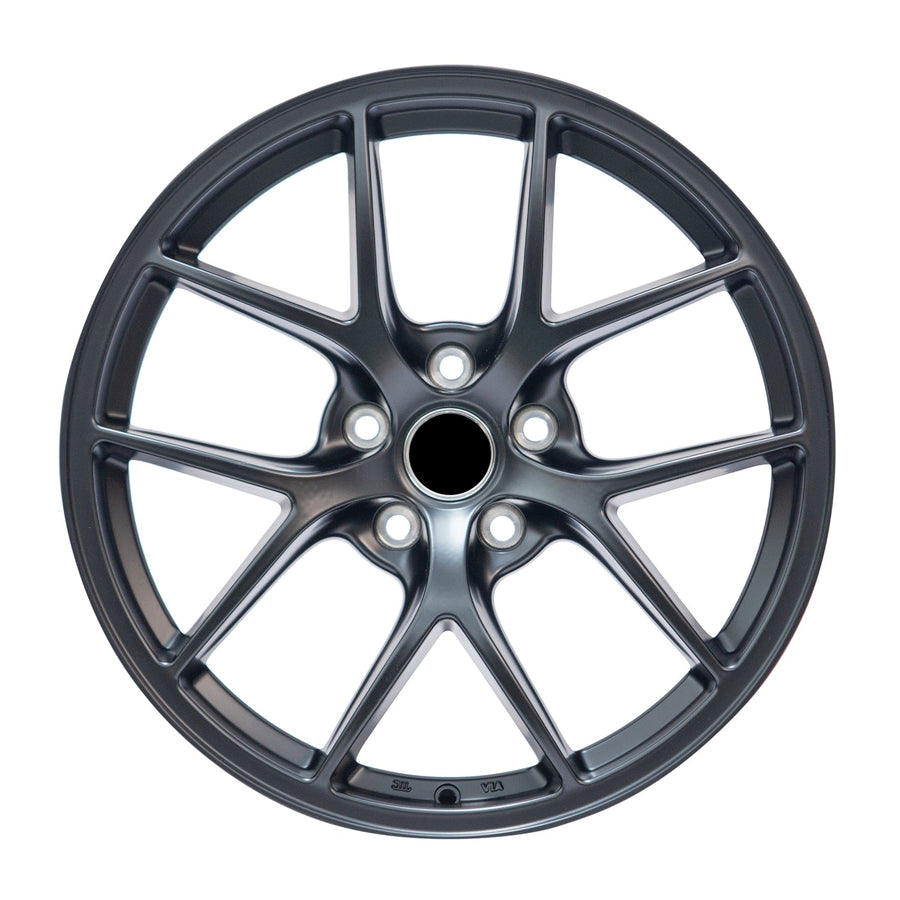 WWC 507 Five-Split-Spoke Flow-Form Wheel Matt Black