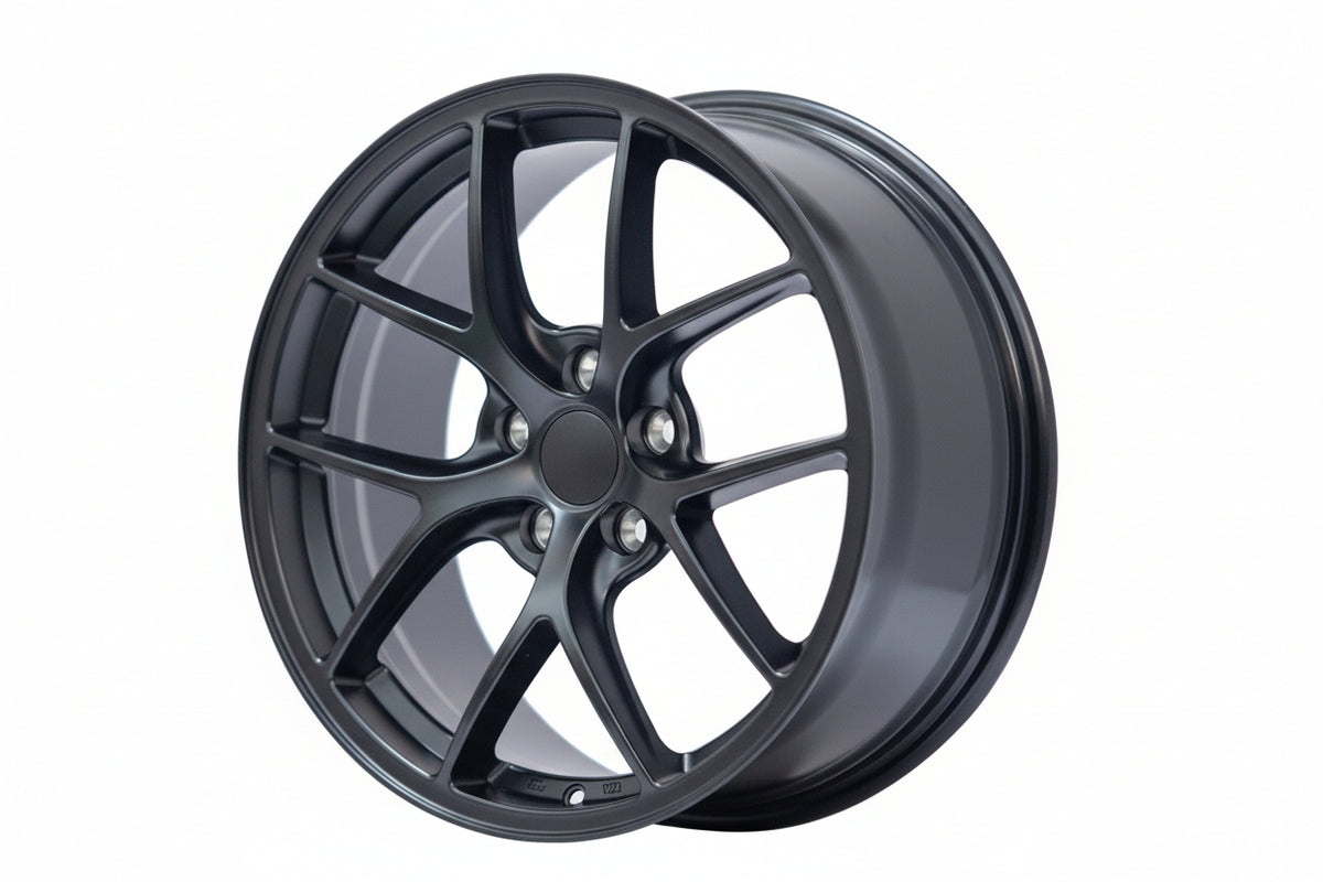 WWC 507 Five-Split-Spoke Flow-Form Wheel Matt Black, photo 3