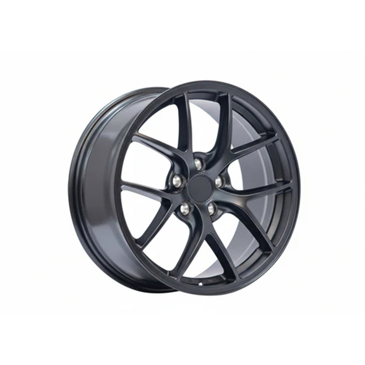 WWC 507 Five-Split-Spoke Flow-Form Wheel Matt Black