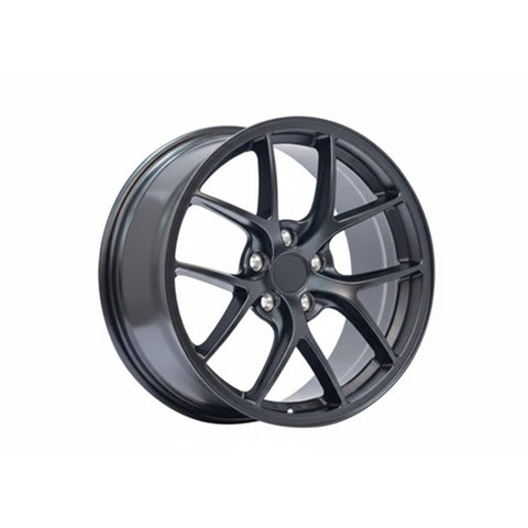 WWC 507 Five-Split-Spoke Flow-Form Wheel Matt Black