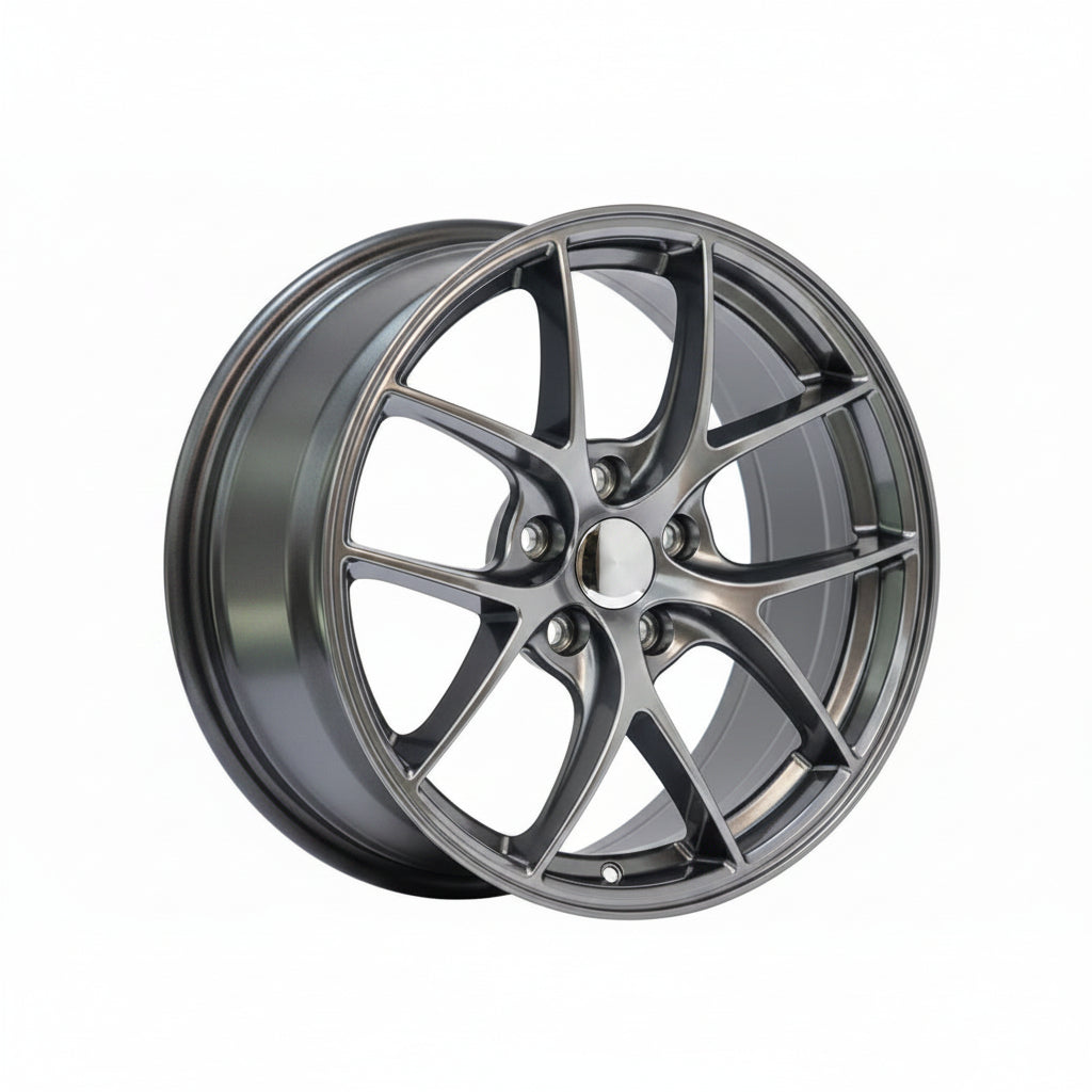 WWC 507 Five-Split-Spoke Flow-Form Wheel Silver