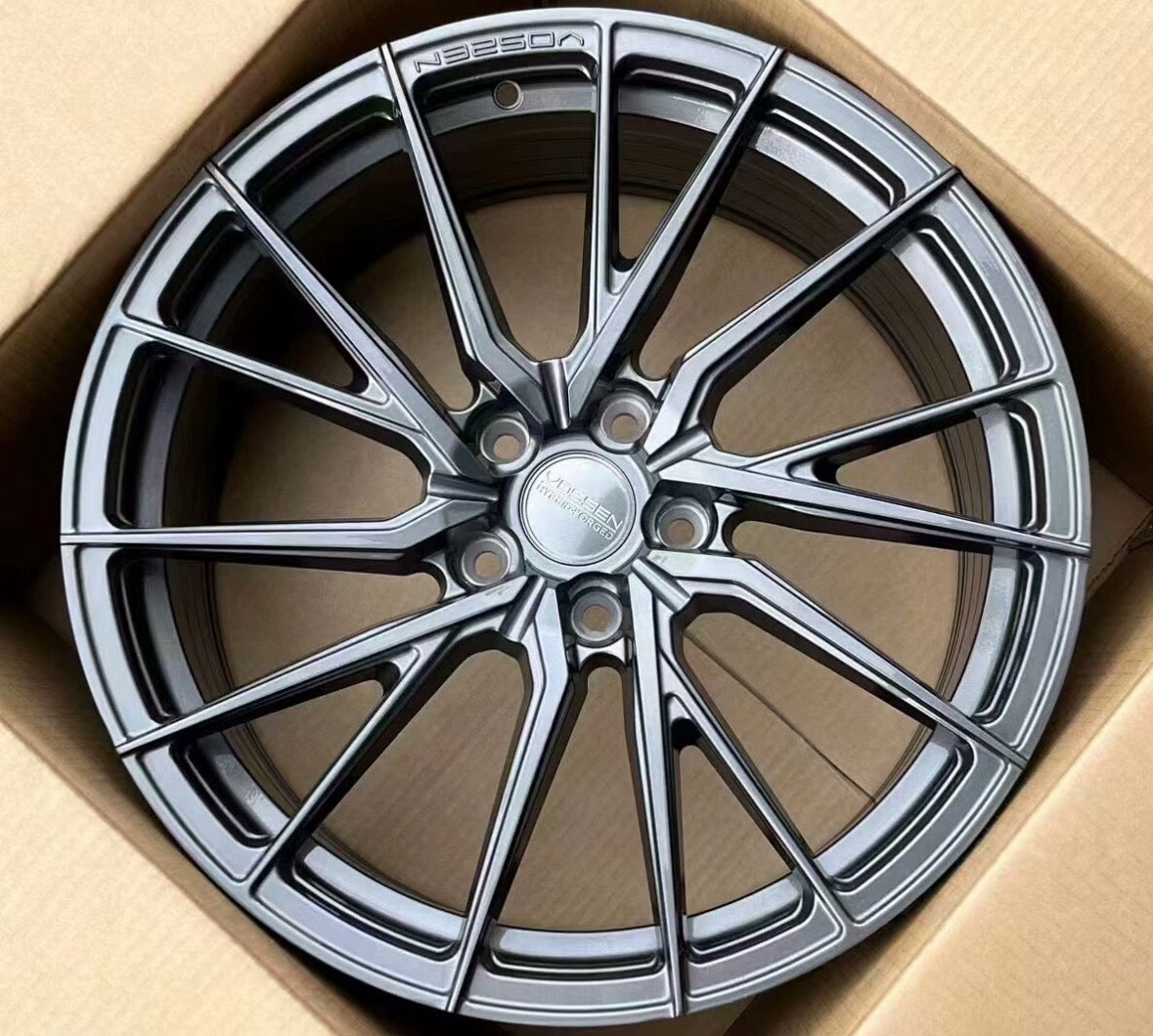 WWC 3S055 Split-Spoke Flow-Form Wheel Black, photo 2
