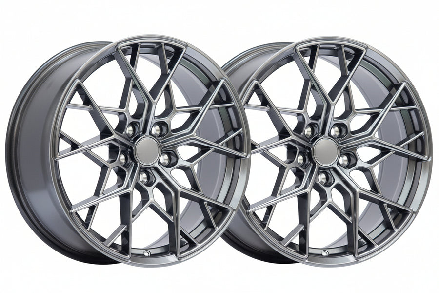 WWC FF10 Multi-Spoke Flow-Form Wheel Hyper Black