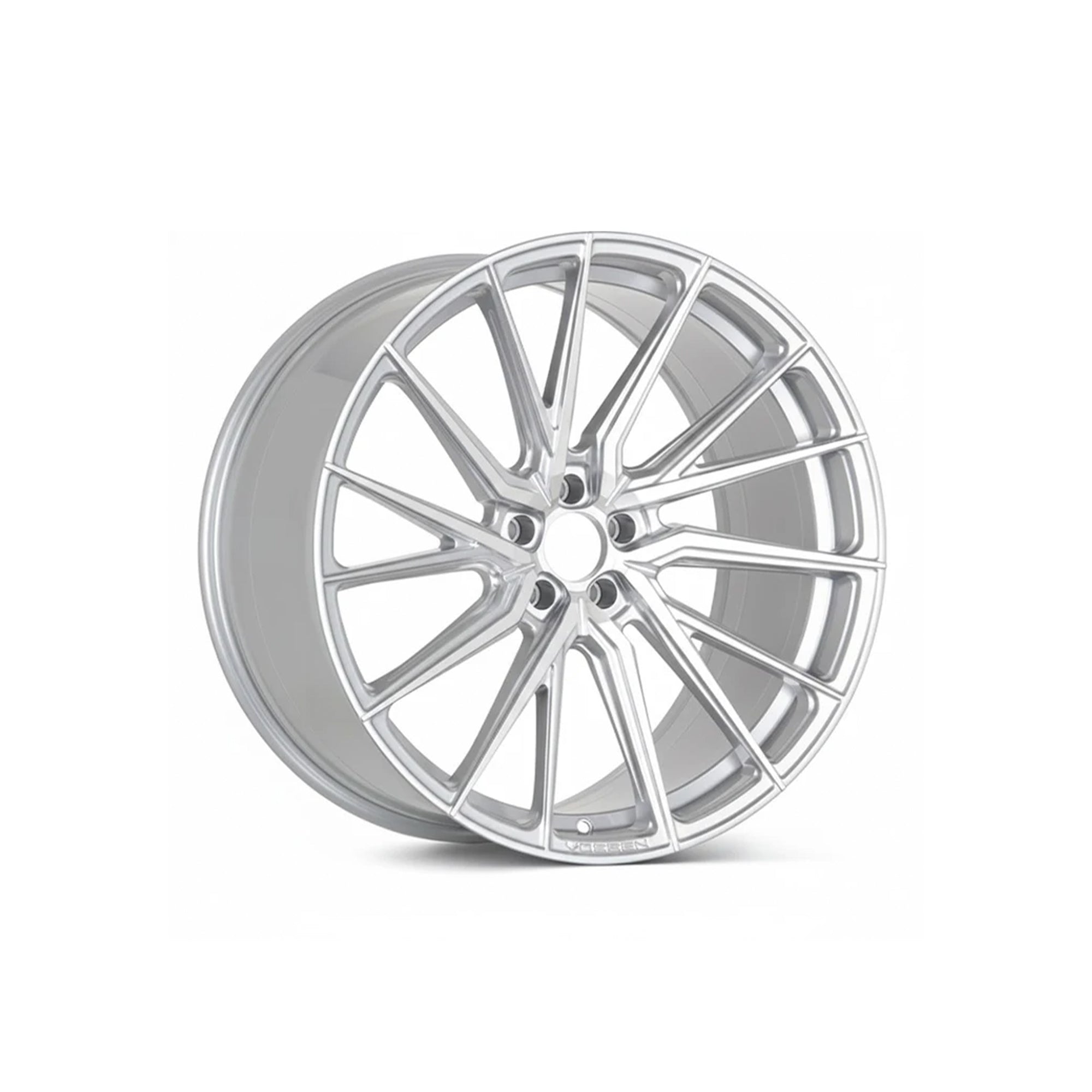 WWC 3S055 Split-Spoke Flow-Form Wheel Silver Machined Face
