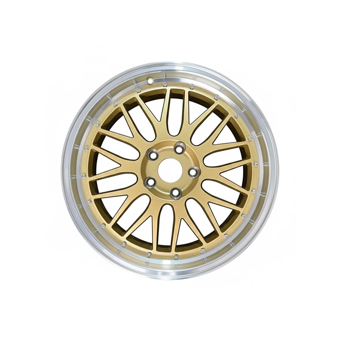 WWC 3S215 Deep-Dish Split-Spoke Flow-Form Wheel Bronze Machine Lip