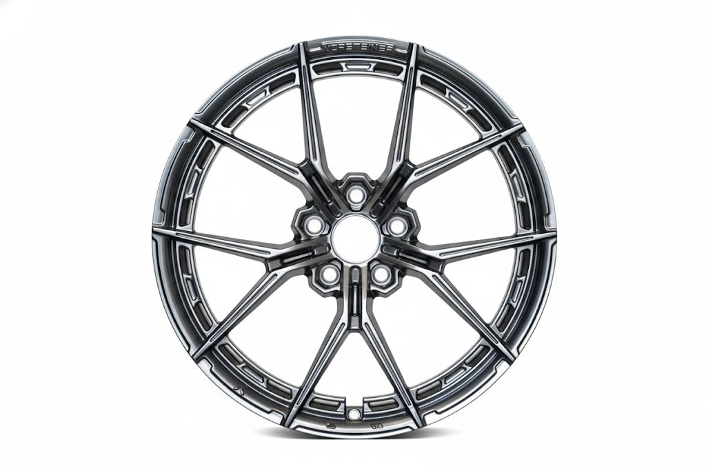 WWC VFX Split-Spoke Flow-Form Wheel Gunmetal Grey, photo 3
